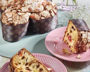 Colomba fraises des bois et chocolat au lait